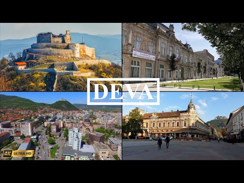 Deva Romania 4K Walking Tour