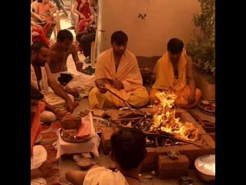 Paras Joshi Pooja Havan