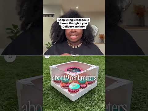 Update to our revolutionary boxes for bento Cakes and we have them available in different sizes too