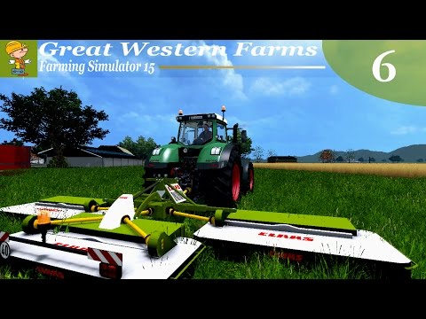 Great Western Farms Ep6 | Reverse Mowing! | Farming Simulator 15