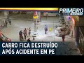 Flagrante Carro Em Alta Velocidade Bate Em Loja De Conveniência Primeiro Impacto 27 12 21
