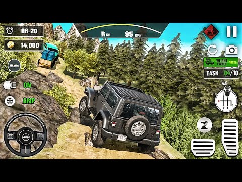 Offroad jeep driving and parking high graphics game | #gaming #offroaddrivinggames #cargames #games