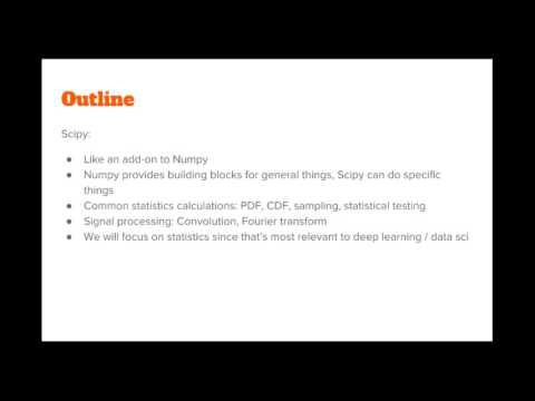The Numpy Stack In Python Lecture 1 Introduction