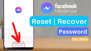 How To Reset/Recover Forgotten Messenger Password !!