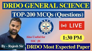 Download lagu DRDO CEPTAM-10 GENERAL SCIENCE 2022 | TOP 200 MCQs | DRDO CEPTAM-10 Expected Paper mp3
