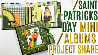 St Patricks Day Mini Albums Project Share using Tulla and Norberts Lucky Charm Paper by PhotoPlay