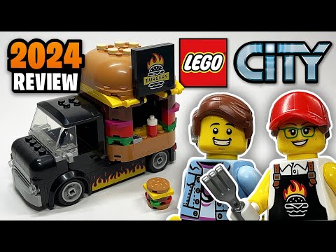 LEGO City Burger Truck (60404) - 2024 EARLY Set Review
