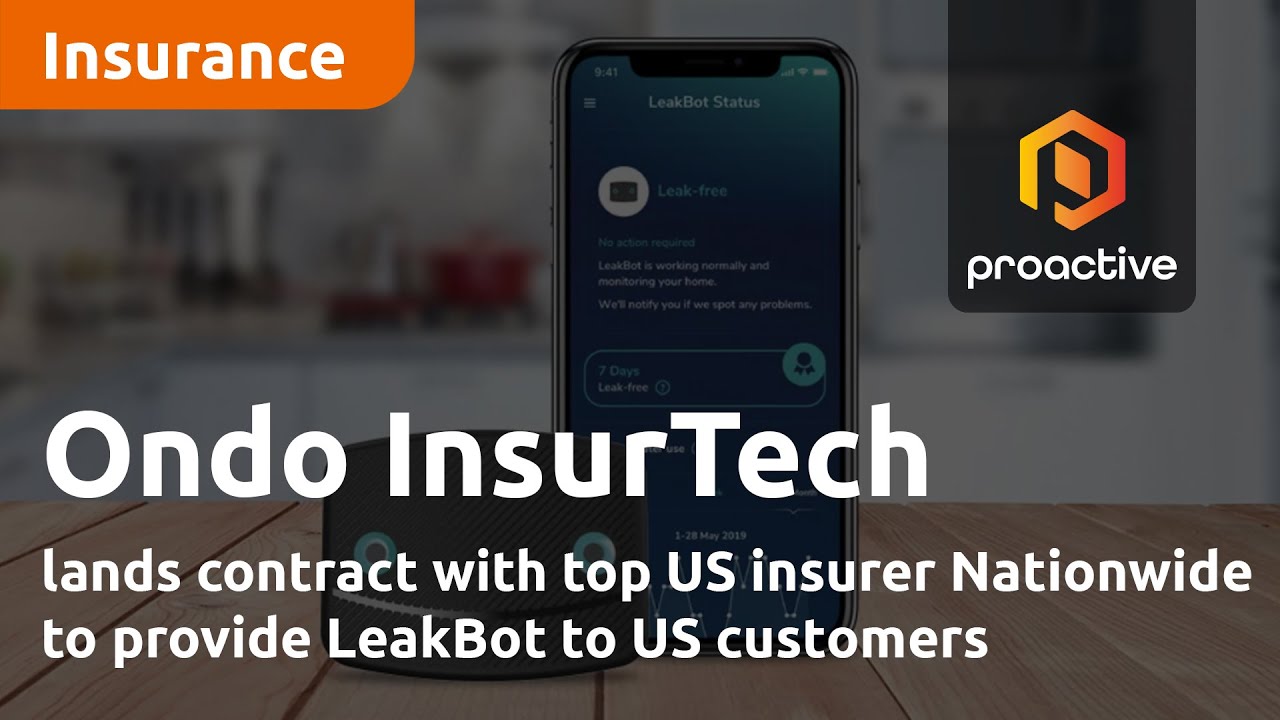 Ondo InsurTech lands contract with top US insurer Nationwide to provide LeakBot to US customers