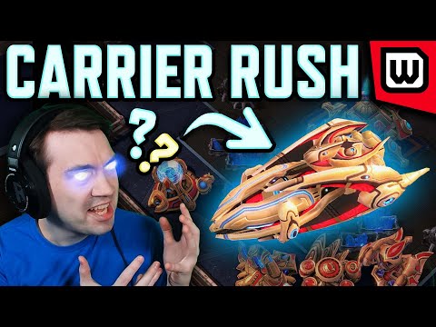 BRILLIANT new Protoss build every game! StarCraft 2 (herO vs Solar)