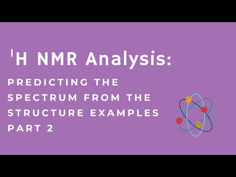 H NMR Analysis: Predicting the Spectrum from the Structure Examples Part 2