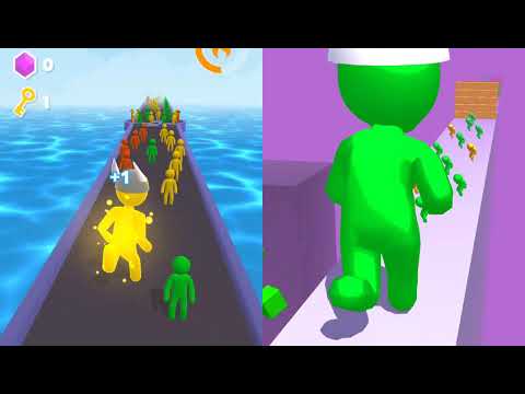 Color Run Stickman 3d (v/s) Giant Rush || Compare Gameplay | Gamerz Toper (HD Quality)