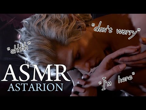 【ASMR】 Astarion comforts you during thunder ♡ [Up-close whispers] [Breathing] [Rain] [Sleep aid] ♡