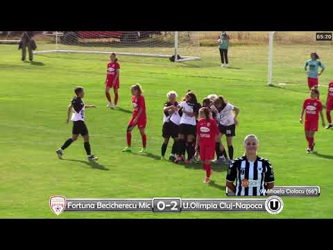 03.10.2020: Fortuna Becicherecu Mic - Universitatea Olimpia Cluj-Napoca (rezumat)