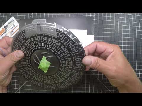 1/1000 scale Discovery Enterprise Aztec Masking Application Video #3
