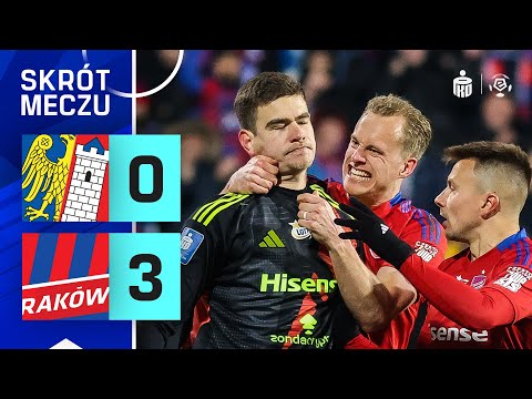 Piast - Raków | SKRÓT | Asysta bramkarza i zimna krew Norwega | Ekstraklasa 2024/25 | 24. kolejka