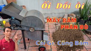 Máy Nghiền Phân Bò Tự Chế Đơn Giản|| BÓN CHO CÂY NHA ĐAM