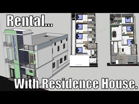 24X45 || Rental With Residence House Plan #oyorooms