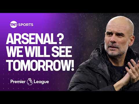 Pep Guardiola Reacts as Man City Close Gap on Arsenal to Three Points 👀