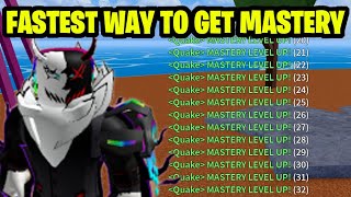 *FASTEST* Way to Get MASTERY in Blox Fruits!