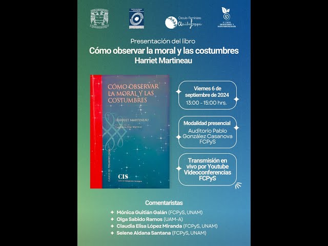 Vídeo relacionado con CÓMO OBSERVAR LA MORAL Y LAS COSTUMBRES: 24 (Clásicos del Pensamiento Social)