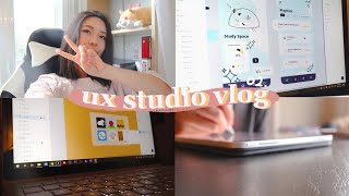 💻 Studio Vlog 02 // mobile app design, dribbble icons, new monitors + more!