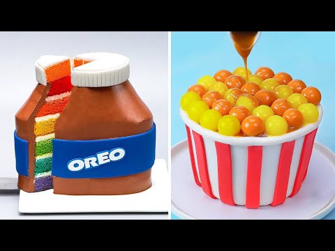 Sweet Miniature Chocolate KITKAT Cake Decorating Tutorial - Easy Mini Yummy Cake Recipe Idea