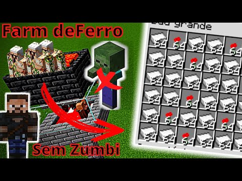 FARM DE FERRO ''SEM ZUMBI'' MINECRAFT JAVA 1.18