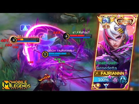 TOP GLOBAL BENEDETTA | CARA ROTASI BENEDETTA EXP LANE | BENEDETTA GAMEPLAY MOBILE LEGENDS