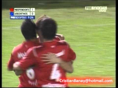 Independiente 1 Argentinos 0 Copa Nissan Sudamericana 2010 (Relato Leonardo Gentili)