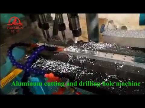 Aluminum hinge full automatic cutting and drilling making machine , aluminum  door hinge ,butt hinge
