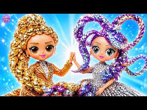 Kpop Demon Hunters Glow Up in GOLD vs SILVER!  Best DIY Fashion DIYs for Dolls