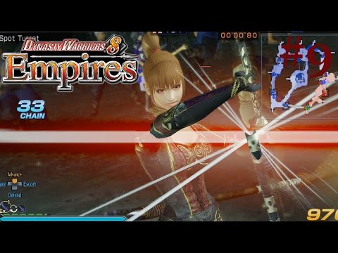 Dynasty Warriors 8: Empires - "Kasumi" PS4 Walkthrough Part 9: Defense of Jiaozhi 2 {English, HD}