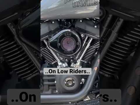 Air cleaner swapped-Stock to tear drop #s&s #harleyaircleaner