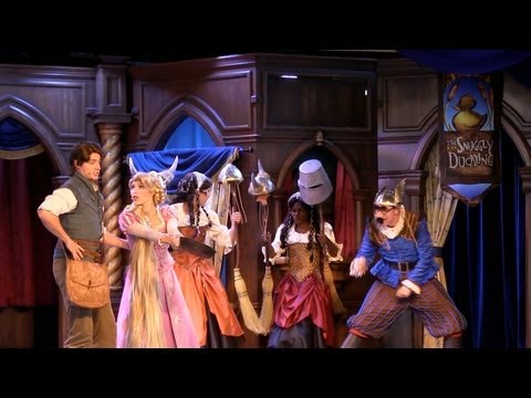 FULL Tangled / Rapunzel show in Fantasy Faire at Disneyland