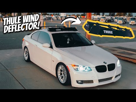 HOW TO INSTALL THULE WIND DEFLECTOR FAIRING ON YOUR CAR!