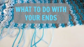 Crochet Basics: What To Do With Your Ends