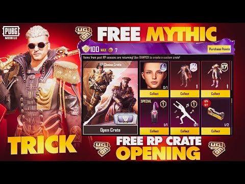 RP CRATE OPENING 😍😍 RED COMMANDER SET FREE 😍😍GOT  FREE MYTHICS 😱😱 