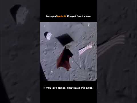 Apollo 14 launch from the Moon