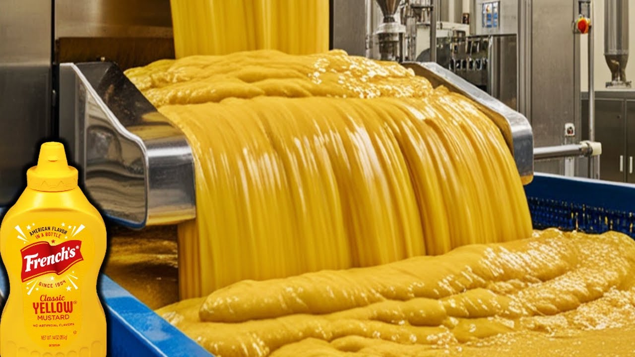 COMO se HACE la MOSTAZA industrial🌭en la FÁBRICA