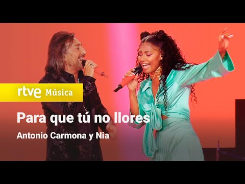 Antonio Carmona y Nia - "Para que tú no llores" | Dúos increíbles