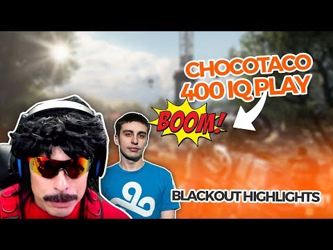 SHROUD AIMBOT? | CHOCOTACO 400IQ PLAY | Call Of Duty Blackout Best Moments #1