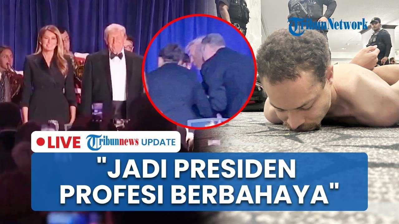 LIVE: Respons Trump usai Penembakan Gedung Putih: Risiko Jadi Presiden, Bukan Penghalang Lawan Iran