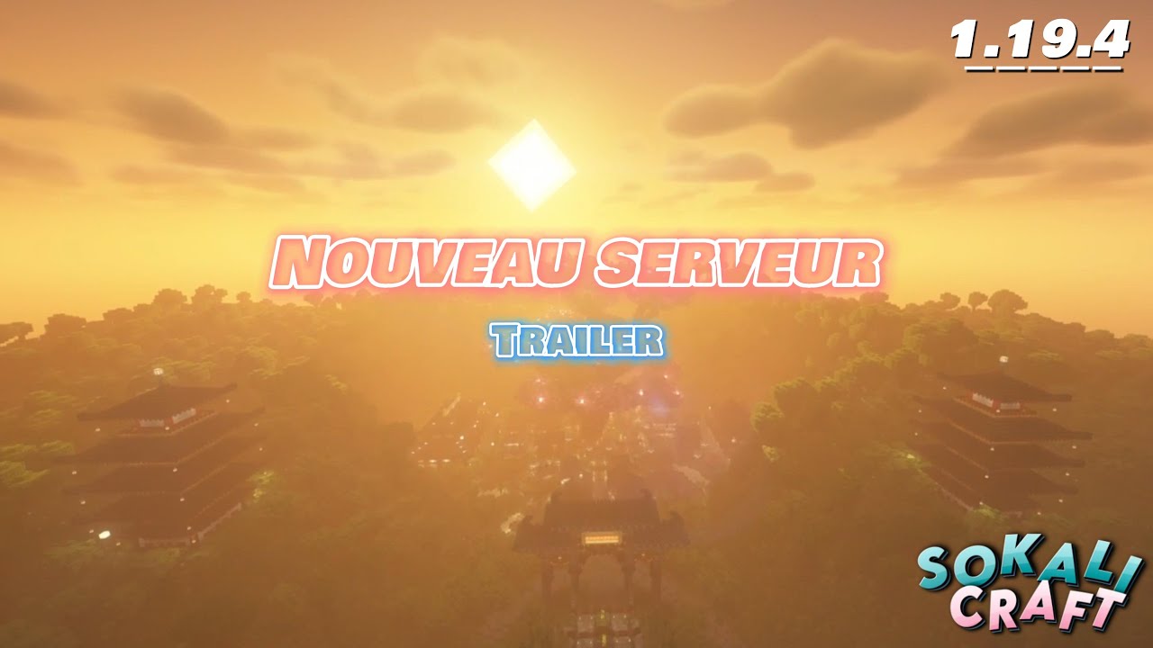 Aperçu vidéo de SokaliCraft | PVP-FAC | Mini-Jeux | Nouveau-Serv | Events-Régu | +60 Enchant | 1.19.4