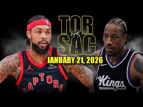 Toronto Raptors vs Sacramento Kings Full Game Highlights – January 21, 2026 | NBA Season