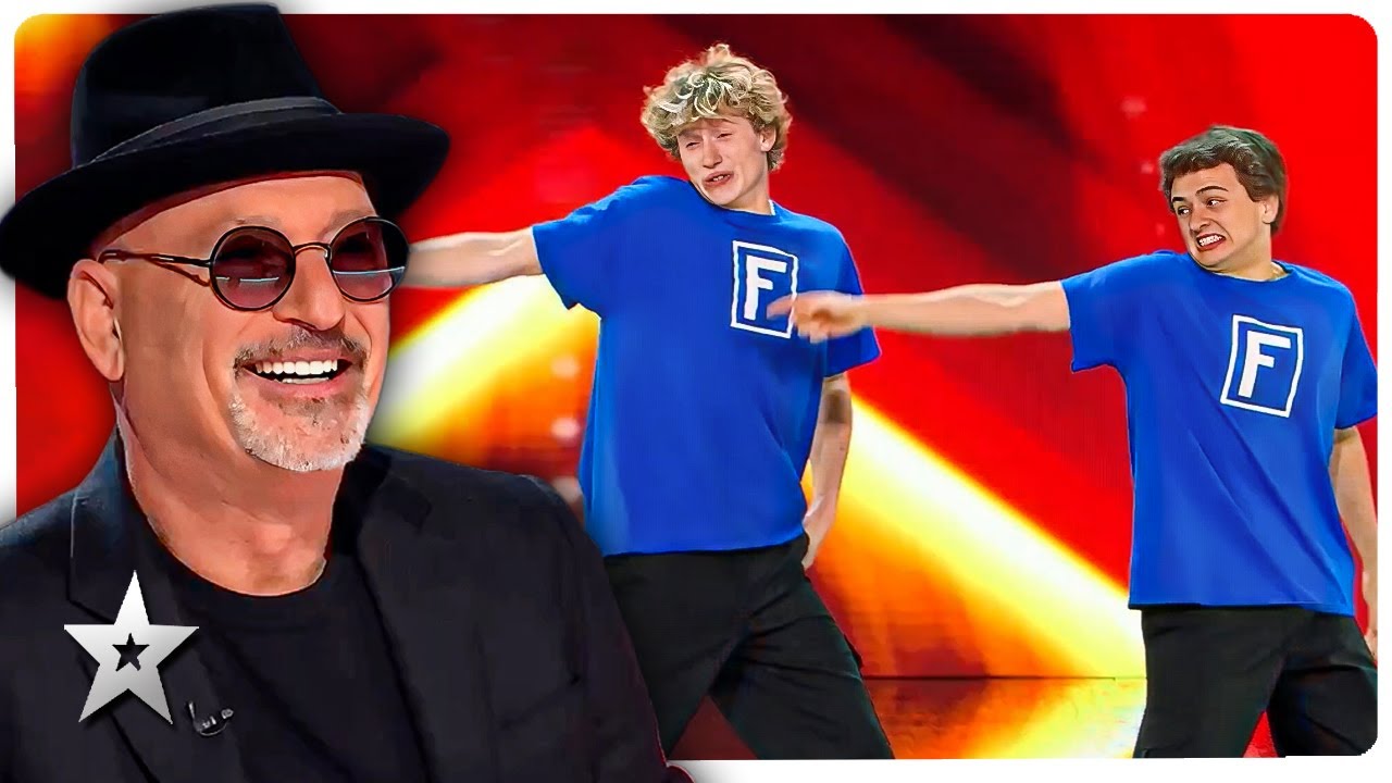 Viral Dance Duo Perform Hilarious Robot Style Dance on Canada's Got Talent!