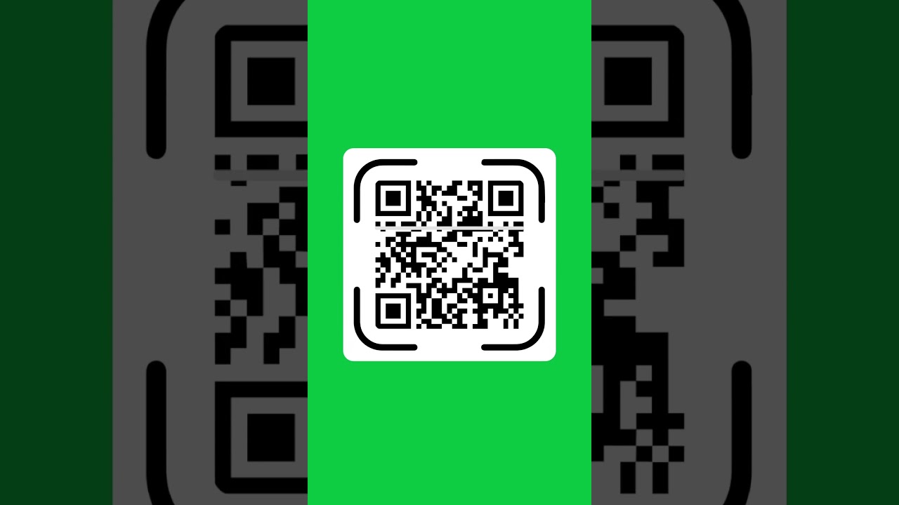 QR Code green screen