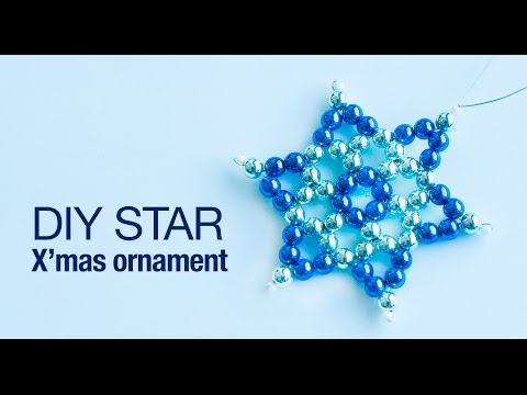 How to make christmas star ornament| Christmas tree...