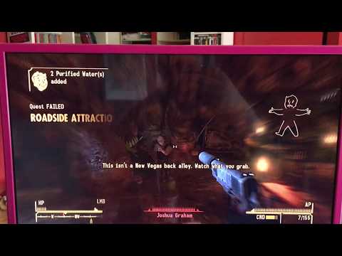 Stealing a Pistol from Joshua Graham (Fallout: New Vegas)