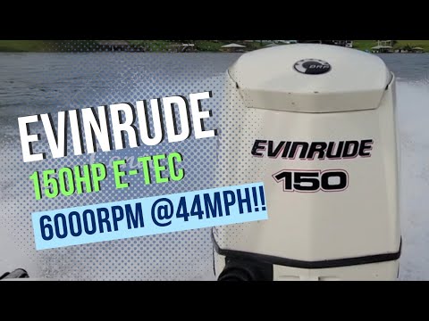 EVINRUDE E-TEC 150HP RIPPING!! Quiet Responsive Power #yamaha #mercury #outboard #boat #fishing #fyp