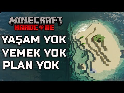 Minecraft'ın En Issız ÇÖL Adasında 100 Gün Hayatta Kaldım